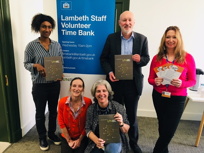 Lambeth town hall time bank staff and councillor Jim Dickson